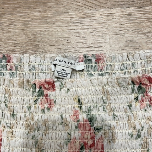 American Eagle Outfitters Off Shoulder Smock Top - Picture 2 of 2